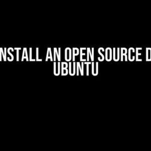 How to Install an Open Source Driver at Ubuntu